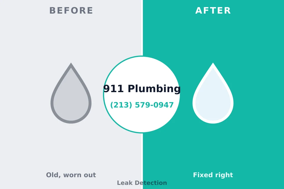 Before and after: plumbing repair Kingsport, TN